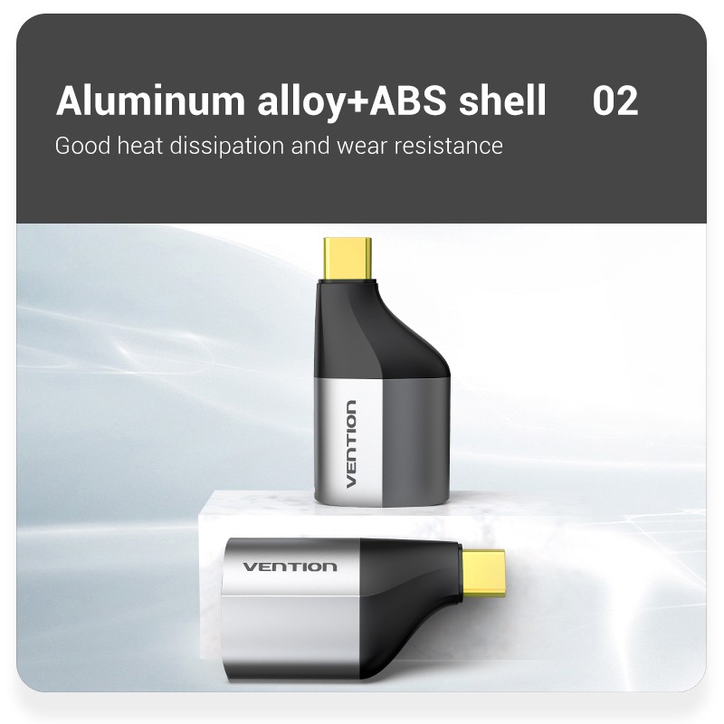 Buy Vention Converter USB-C to DP Adapter - TCCH0 - 4K60Hz Metal in Cyprus, Nicosia, Limassol, Larnaka, Pafos