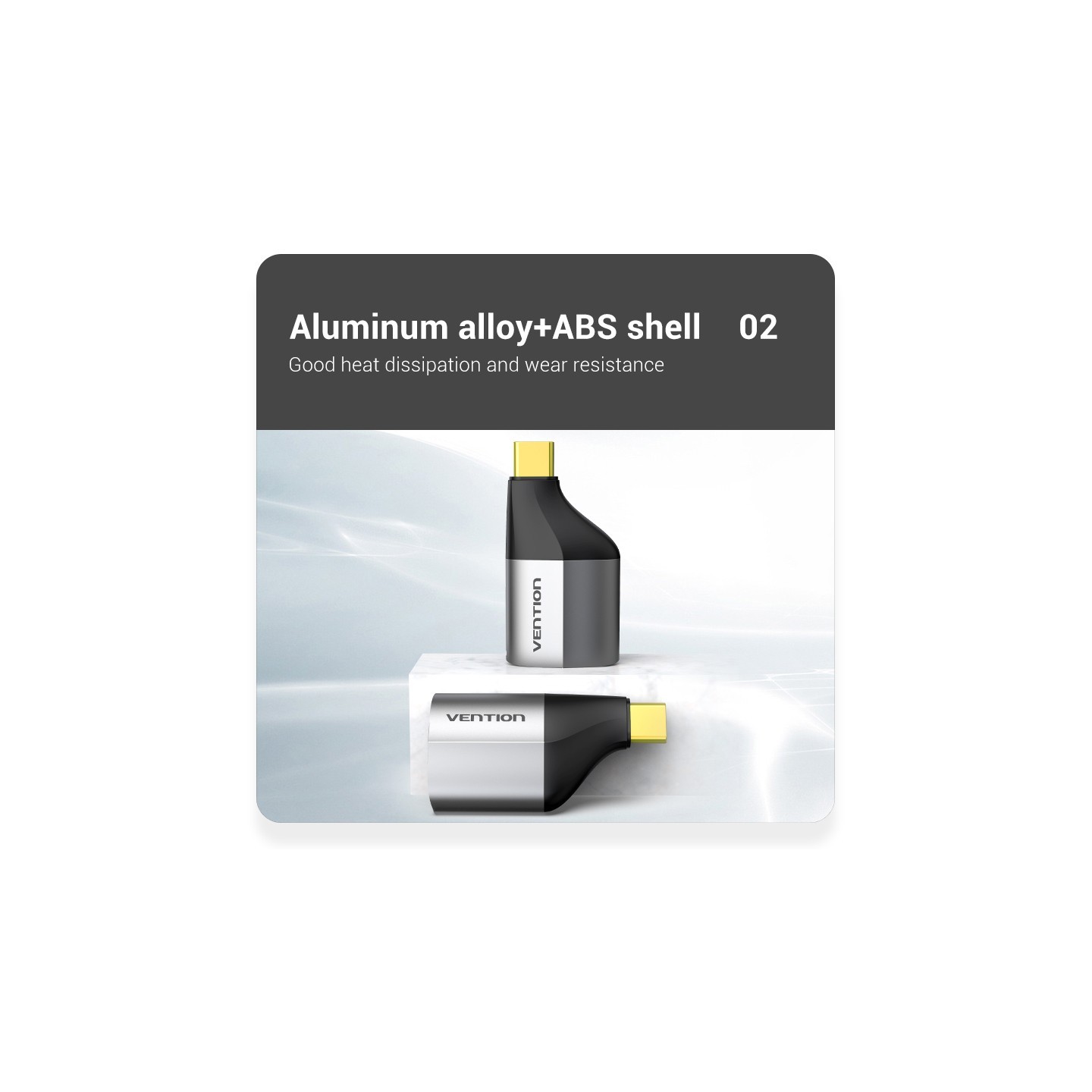 Vention Converter USB-C to DP Adapter - TCCH0 - 4K60Hz Metal — Buy in Cyprus with Fast Delivery