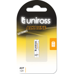 Buy Uniross Alkaline Micro Battery - A27 - single in Cyprus, Nicosia, Limassol, Larnaka, Pafos