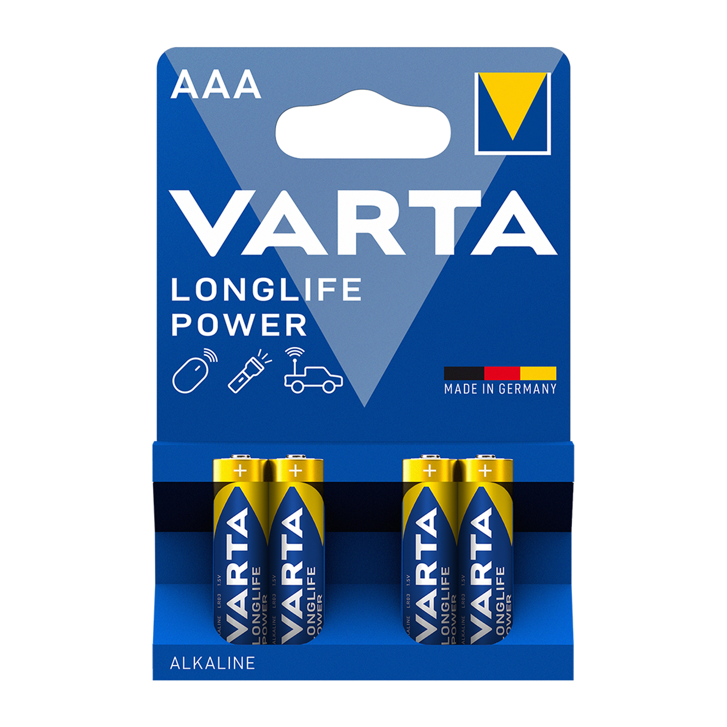 Varta Alkaline AAA 4pcs Longlife Power - Alkaline AAA 4pcs Longlife Power — Buy in Cyprus with Fast Delivery