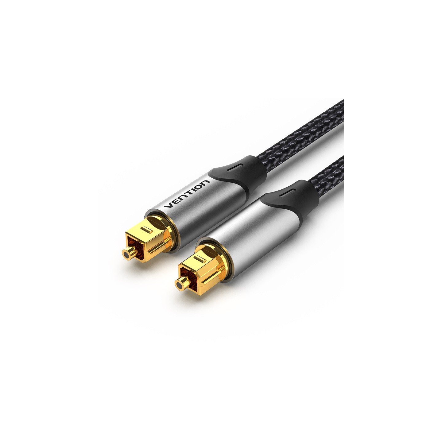 Vention AUDIO Optical Cable - BAVHL - Aluminum 10.0m Grey — Buy in Cyprus with Fast Delivery