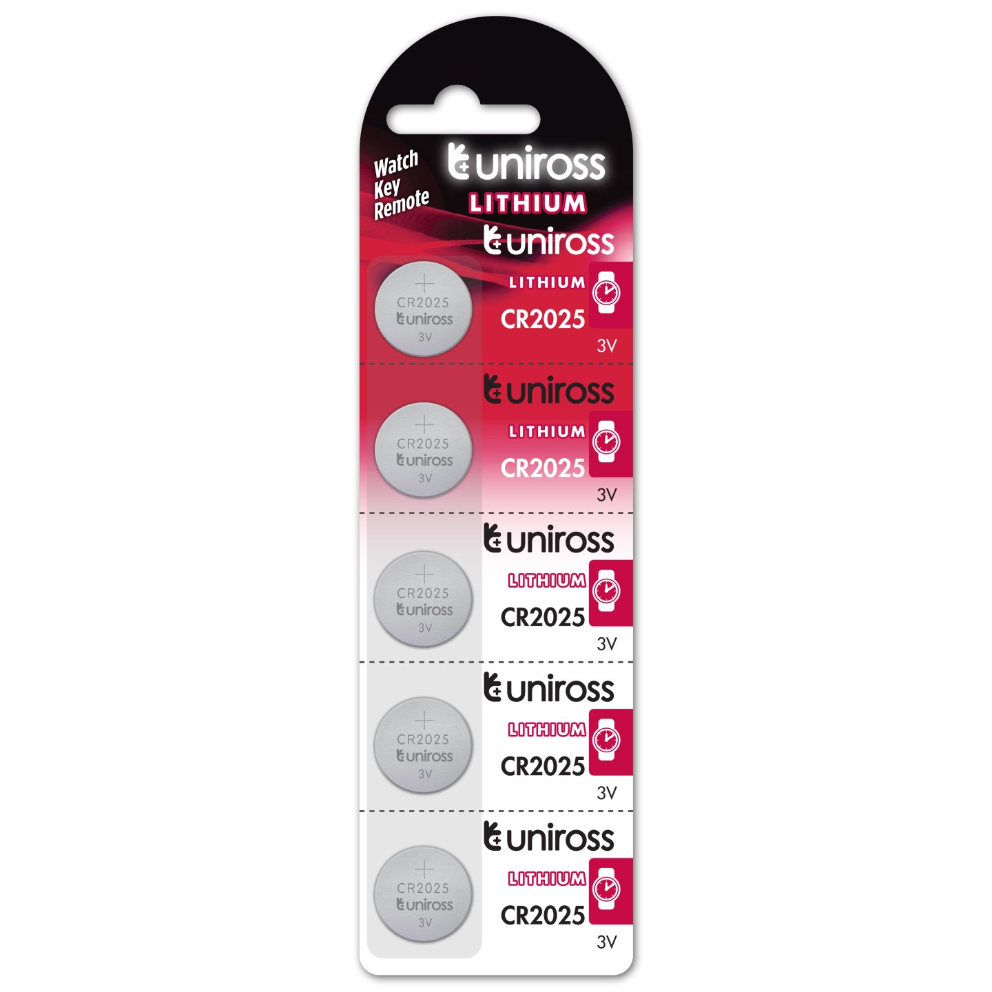 Uniross Button Cell Lithium Battery (5pack) - CR2025 - Button Cell Lithium Battery (5pack) — Buy in Cyprus with Fast Delivery