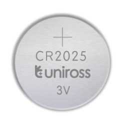 Buy Uniross Button Cell Lithium Battery (5pack) - CR2025 - Button Cell Lithium B... in Cyprus, Nicosia, Limassol, Larnaka, Pafos