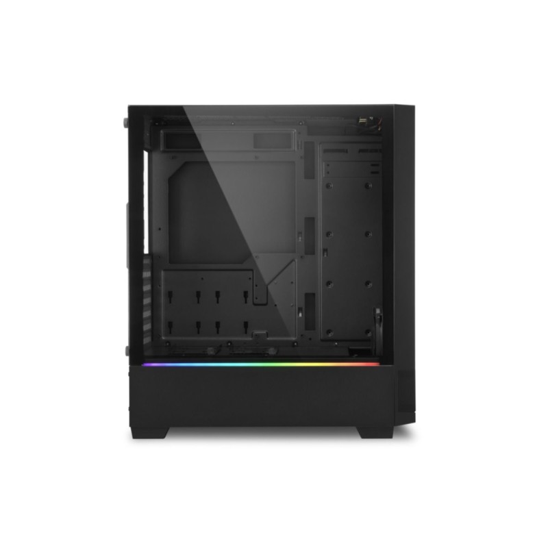 Buy Sharkoon RGB FLOW - Mid Tower PC Case - Black, Side Window, ARGB Lighting, A... in Cyprus, Nicosia, Limassol, Larnaka, Pafos