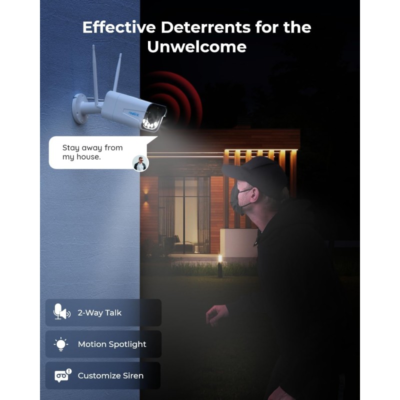 Buy Reolink WIFI Outdoor Camera - RLC-811WA - 8MP 5x Optical Zoom in Cyprus, Nicosia, Limassol, Larnaka, Pafos