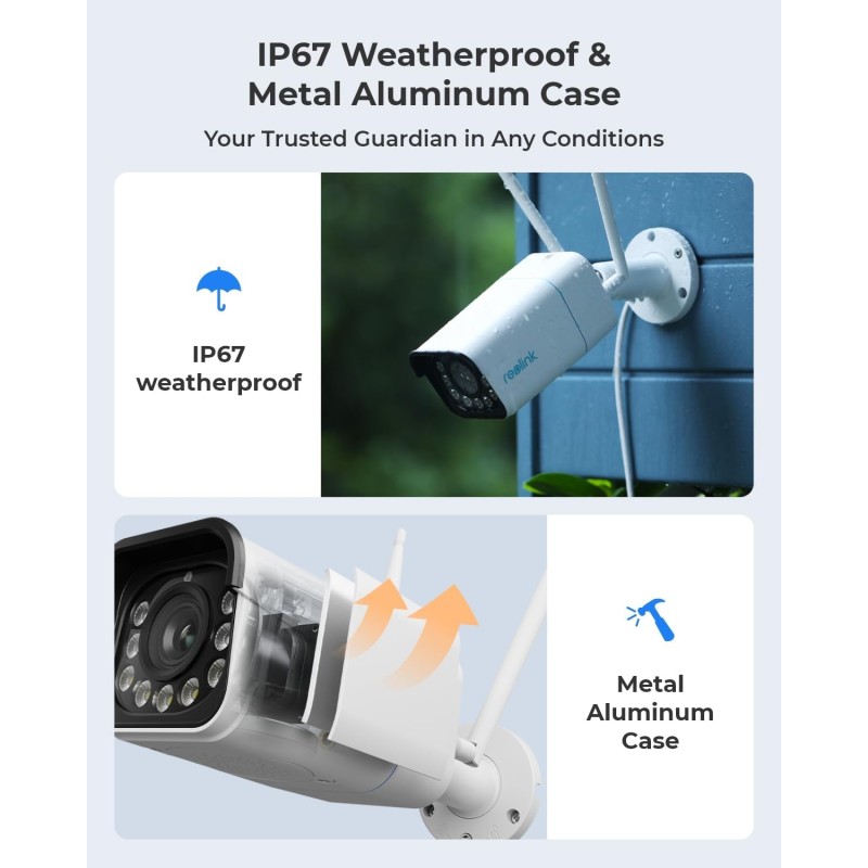 Buy Reolink WIFI Outdoor Camera - RLC-811WA - 8MP 5x Optical Zoom in Cyprus, Nicosia, Limassol, Larnaka, Pafos