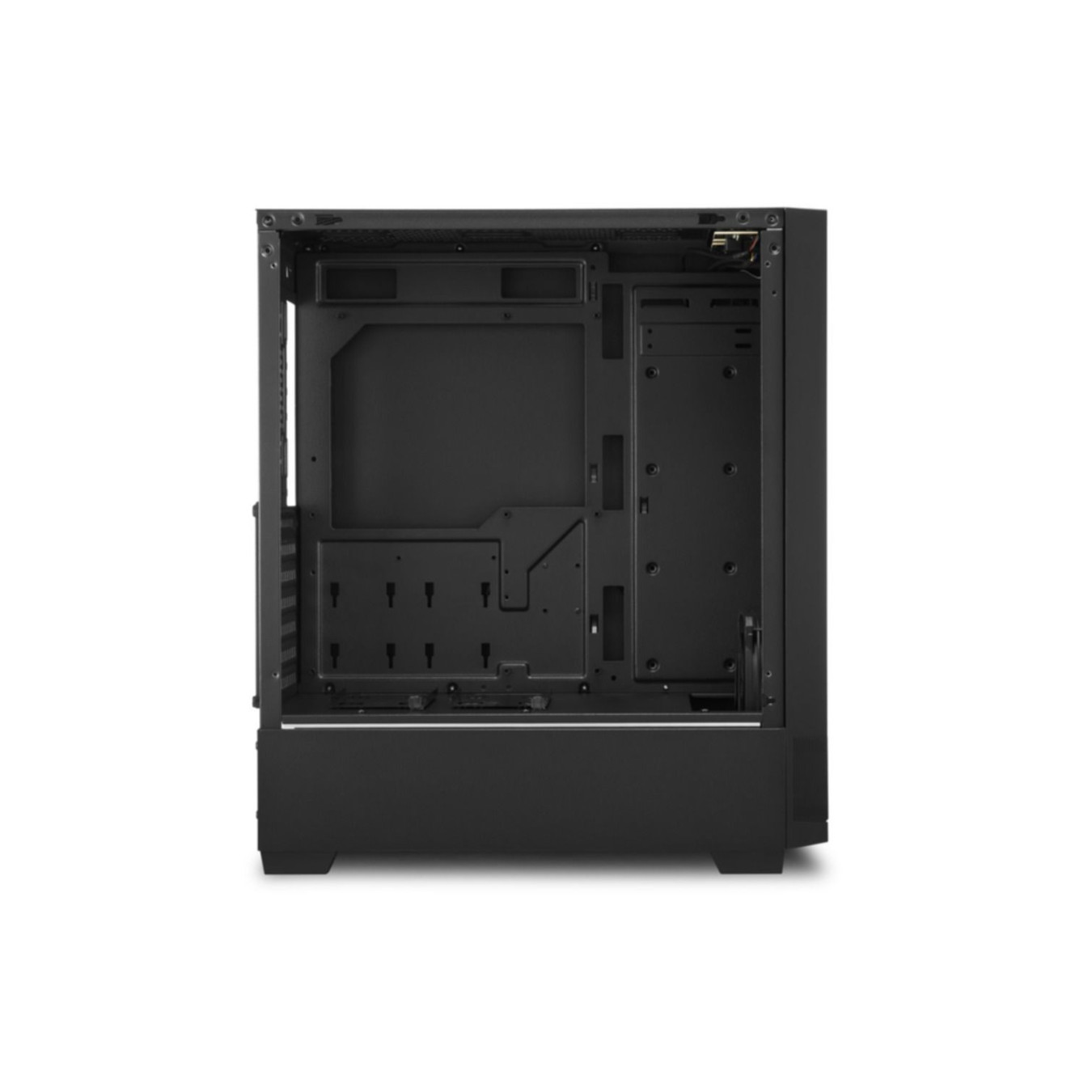 Sharkoon RGB FLOW - Mid Tower PC Case - Black, Side Window, ARGB Lighting, ATX/mATX/Mini-ITX, 350mm GPU