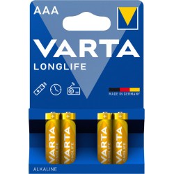 Buy Varta Alkaline - AAA 4pcs Longlife in Cyprus, Nicosia, Limassol, Larnaka, Pafos