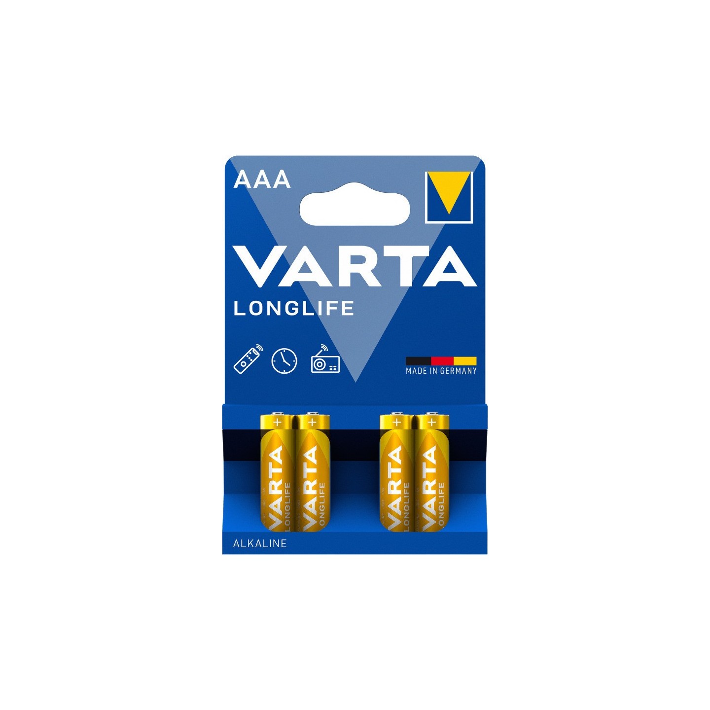 Varta Alkaline - AAA 4pcs Longlife — Buy in Cyprus with Fast Delivery