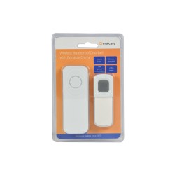 Buy Mercury Wireless W Proof Doorbell - 350.295UK - with Portable Chime in Cyprus, Nicosia, Limassol, Larnaka, Pafos