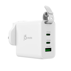 Buy j5create Charger Wall Travel - JUP3565CV - 65W GaN 2xUSB-C 1xUSB-A + USB-C C... in Cyprus, Nicosia, Limassol, Larnaka, Pafos