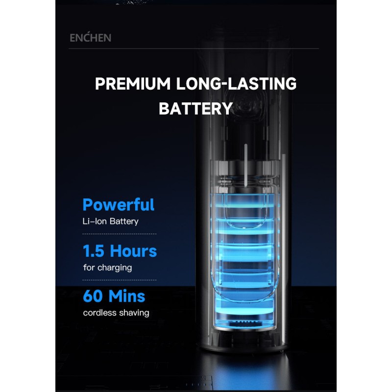 Buy Enchen Foil Shaver - MS001 - USB-C 600mAh in Cyprus, Nicosia, Limassol, Larnaka, Pafos