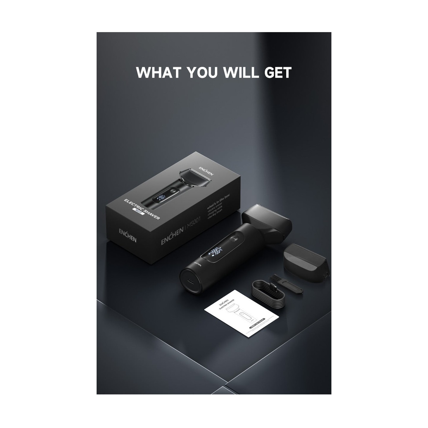 Enchen Foil Shaver - MS001 - USB-C 600mAh — Buy in Cyprus with Fast Delivery