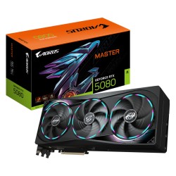 GIGABYTE AORUS MASTER GeForce RTX 5080 - 16GB GDDR7, 2805MHz Boost, PCIe 5.0 (Boxed) — Buy in Cyprus with Fast Delivery