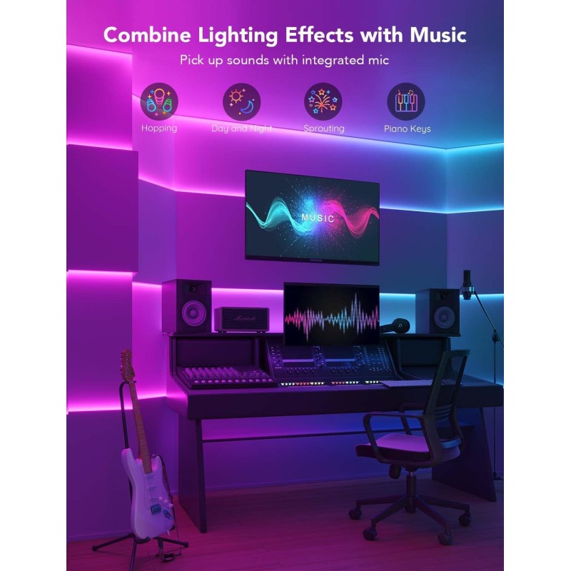 Buy Govee RGBIC Basic LED Strip - H618A - RGBIC Basic, Wi-Fi + Bluetooth, 5m in Cyprus, Nicosia, Limassol, Larnaka, Pafos