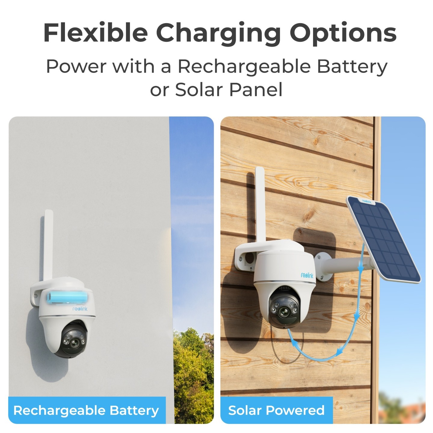 Reolink 5MP PTZ (GO PT Plus) Outdoor Battery Camera Bundle Includes Solar Panel + 32GB SD - G430 - 5MP PTZ (GO PT Plus) Outdoor