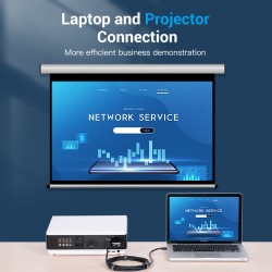 Buy Vention HDMI to Mini DisplayPort Cable 1.5m - HAHBG - HDMI to Mini DisplayPo... in Cyprus, Nicosia, Limassol, Larnaka, Pafos