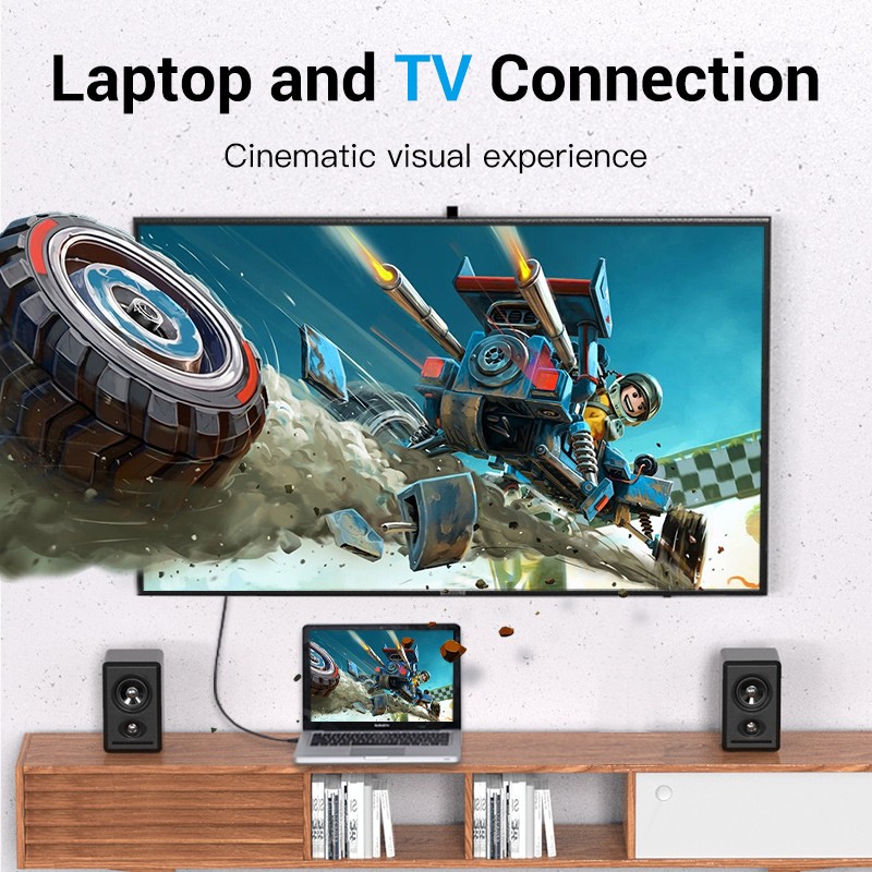 Buy Vention HDMI to Mini DisplayPort Cable 1.5m - HAHBG - HDMI to Mini DisplayPo... in Cyprus, Nicosia, Limassol, Larnaka, Pafos