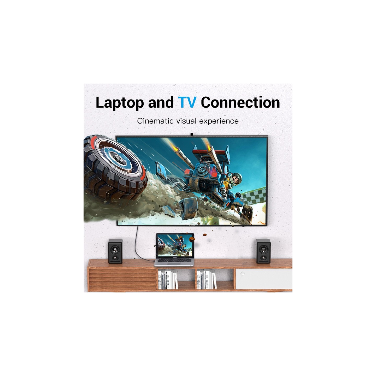 Vention HDMI to Mini DisplayPort Cable 1.5m - HAHBG - HDMI to Mini DisplayPort Cable 1.5m — Buy in Cyprus with Fast Delivery