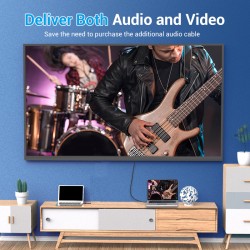 Buy Vention HDMI to Mini DisplayPort Cable 1.5m - HAHBG - HDMI to Mini DisplayPo... in Cyprus, Nicosia, Limassol, Larnaka, Pafos