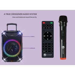 Buy N-Gear Portable Karaoke Speaker - FLASH1240 - 12'' Portable Karaoke Speaker ... in Cyprus, Nicosia, Limassol, Larnaka, Pafos