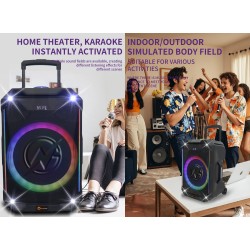 Buy N-Gear Portable Karaoke Speaker - FLASH1240 - 12'' Portable Karaoke Speaker ... in Cyprus, Nicosia, Limassol, Larnaka, Pafos