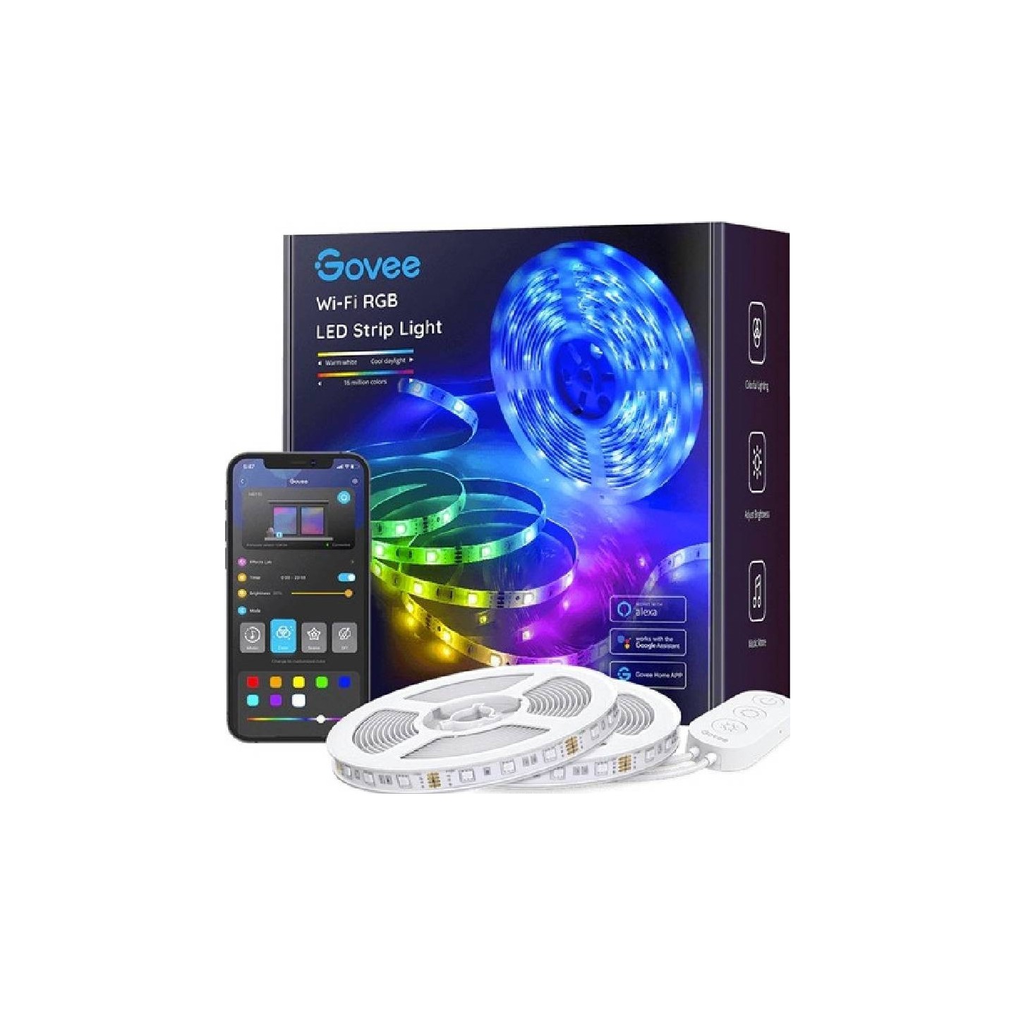 Govee LED Light Strip - H6110 - RGB Smart WiFi & BT 10m — Buy in Cyprus with Fast Delivery