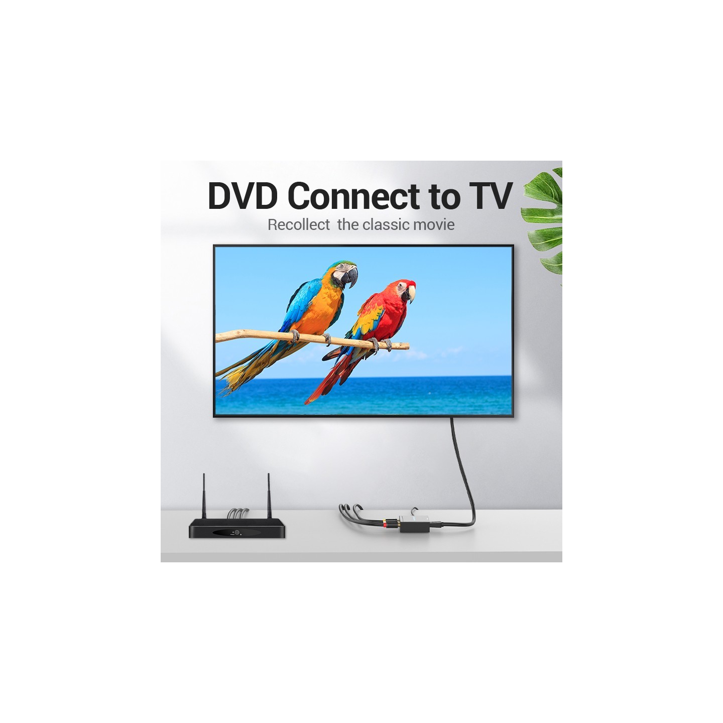 Vention Converter - AEFB0 - 3RCA to HDMI USB Powered — Buy in Cyprus with Fast Delivery