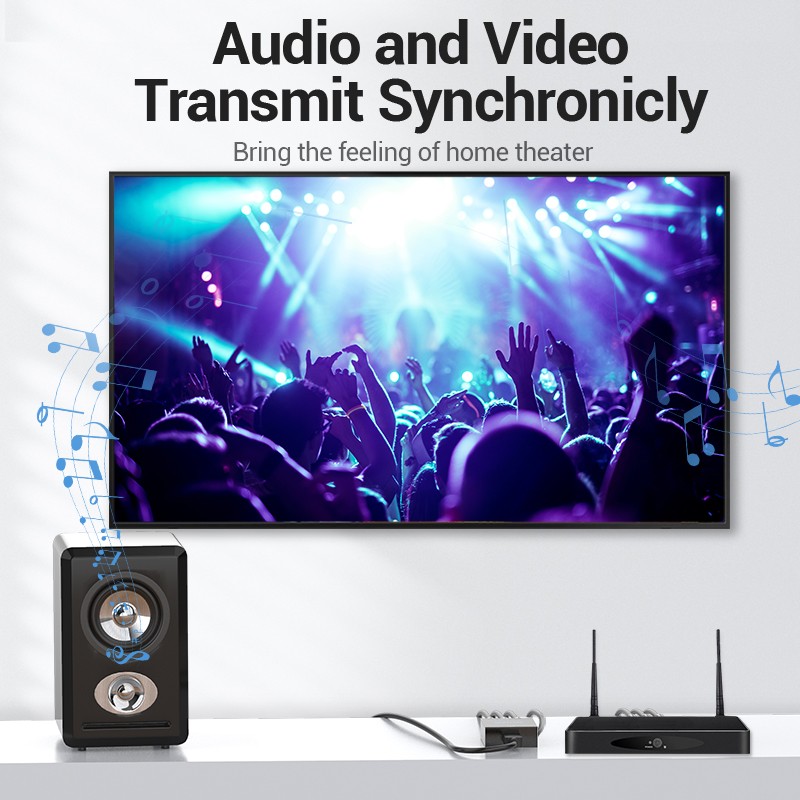 Buy Vention Converter - AEFB0 - 3RCA to HDMI USB Powered in Cyprus, Nicosia, Limassol, Larnaka, Pafos