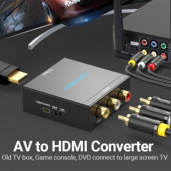 Buy Vention Converter - AEFB0 - 3RCA to HDMI USB Powered in Cyprus, Nicosia, Limassol, Larnaka, Pafos