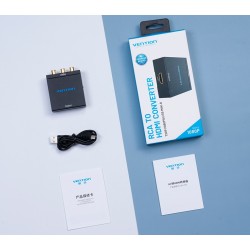 Buy Vention Converter - AEFB0 - 3RCA to HDMI USB Powered in Cyprus, Nicosia, Limassol, Larnaka, Pafos