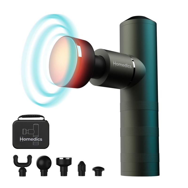 Buy Homedics Massage Gun - HHP-65GM - Myti Anthracite Massage Gun in Cyprus, Nicosia, Limassol, Larnaka, Pafos