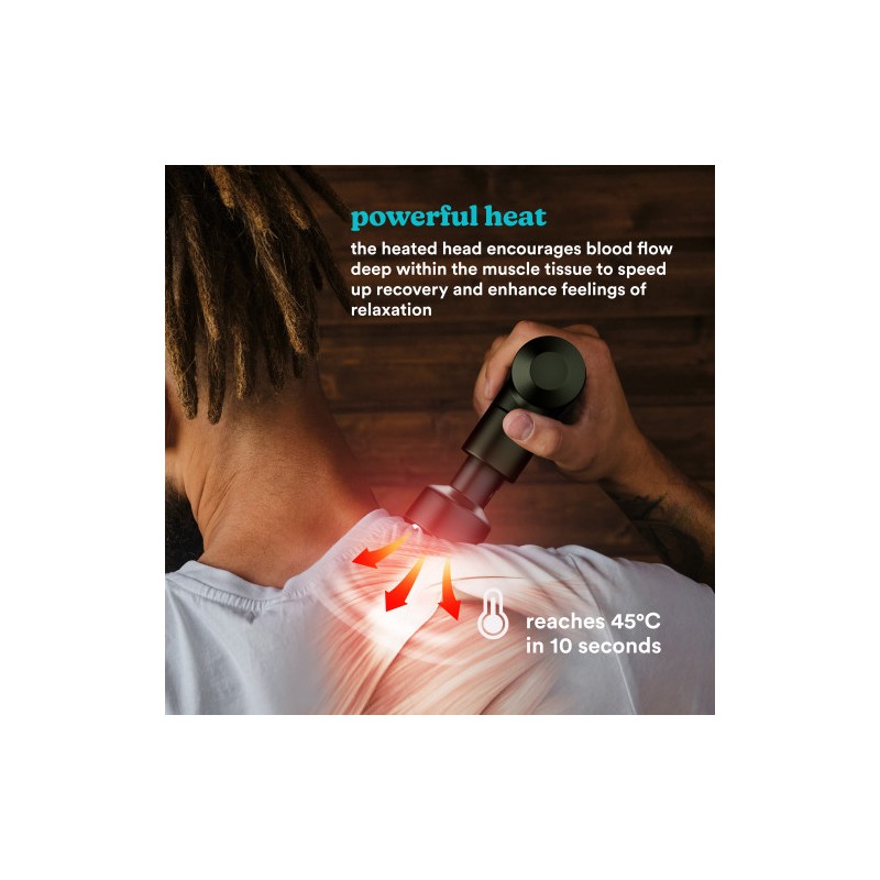 Buy Homedics Massage Gun - HHP-65GM - Myti Anthracite Massage Gun in Cyprus, Nicosia, Limassol, Larnaka, Pafos