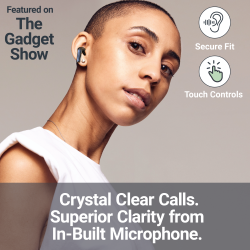 Buy Majority Earphones - TRU-1 - TWS Sports Earphones IPX7 Black in Cyprus, Nicosia, Limassol, Larnaka, Pafos