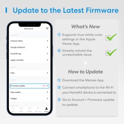 Buy Meross Homekit Smart Wi-Fi LED Bulb - MSL120HK-UK - RGBWW E27 in Cyprus, Nicosia, Limassol, Larnaka, Pafos
