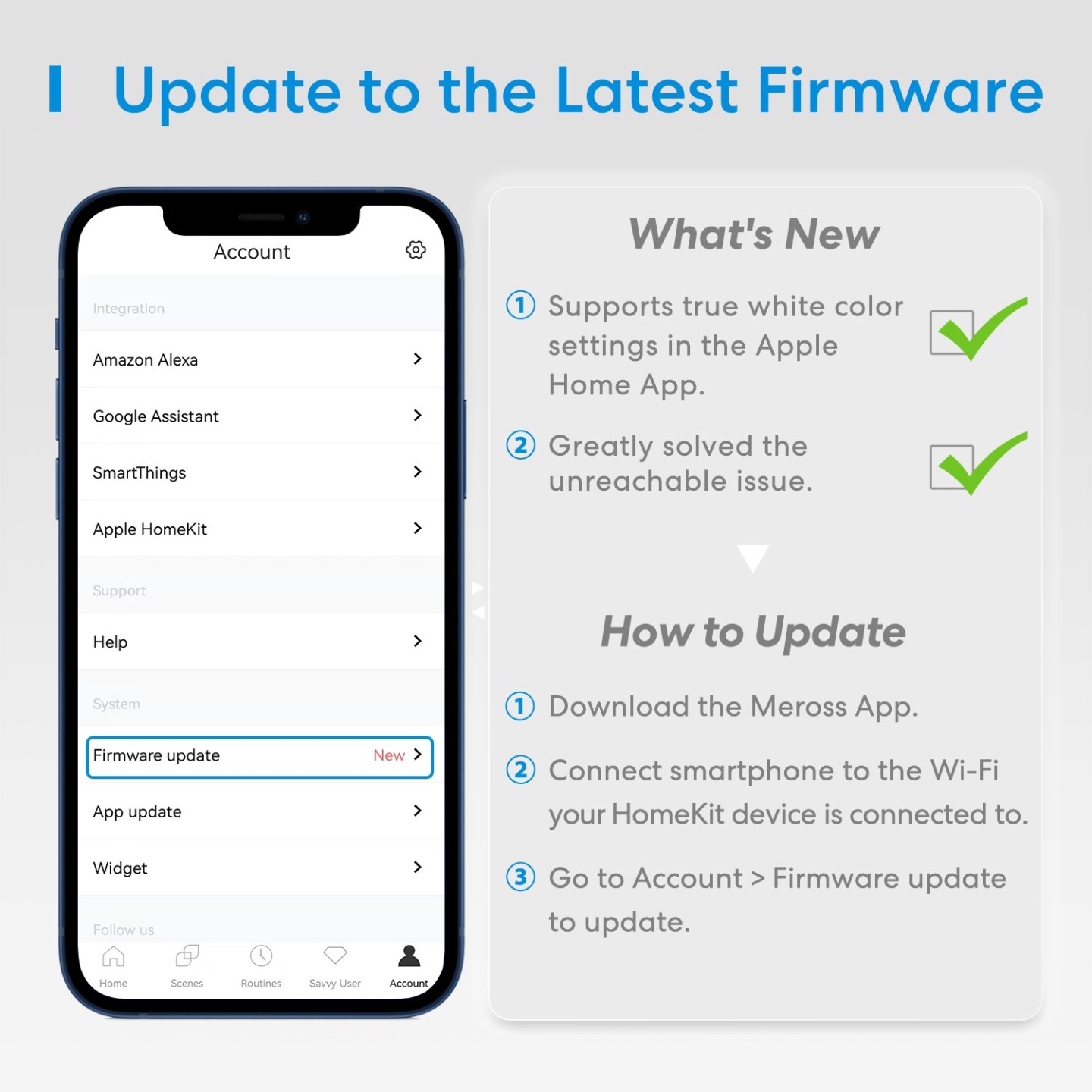 Meross Homekit Smart Wi-Fi LED Bulb - MSL120HK-UK - RGBWW E27 — Buy in Cyprus with Fast Delivery