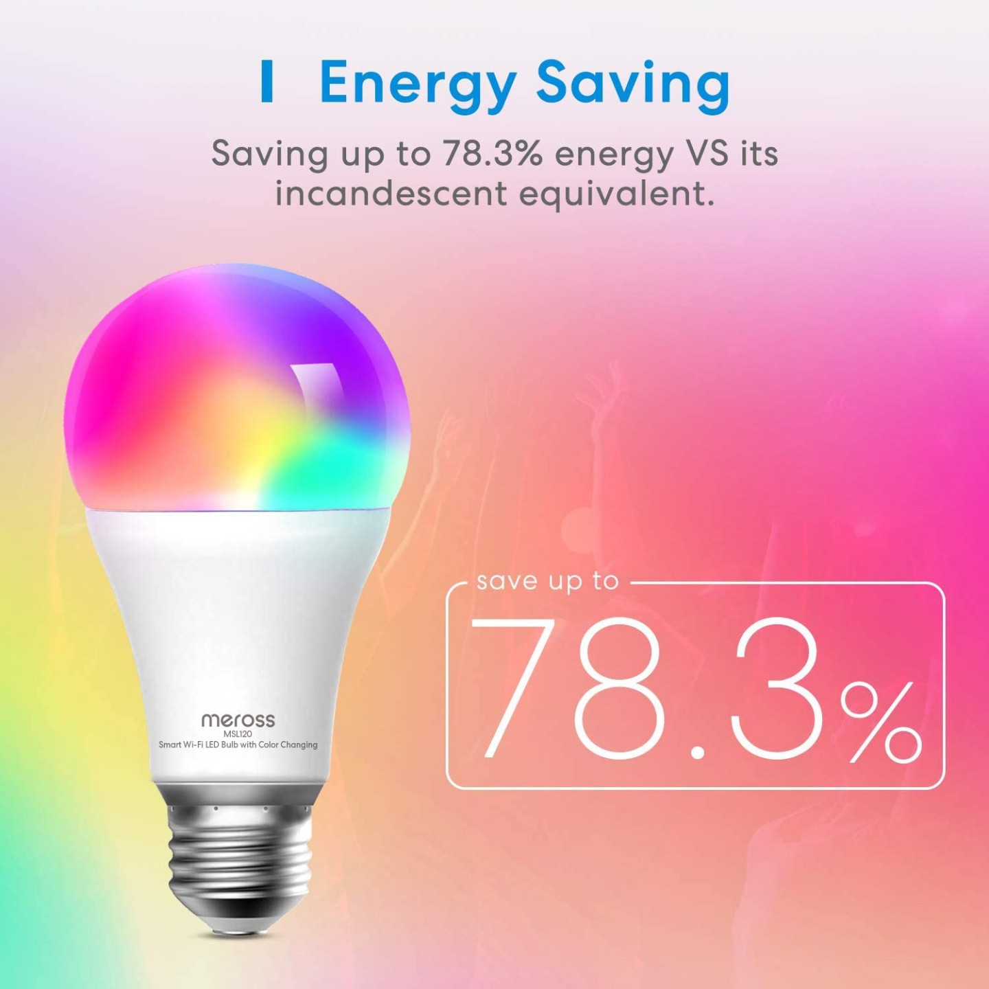 Meross Homekit Smart Wi-Fi LED Bulb - MSL120HK-UK - RGBWW E27 — Buy in Cyprus with Fast Delivery