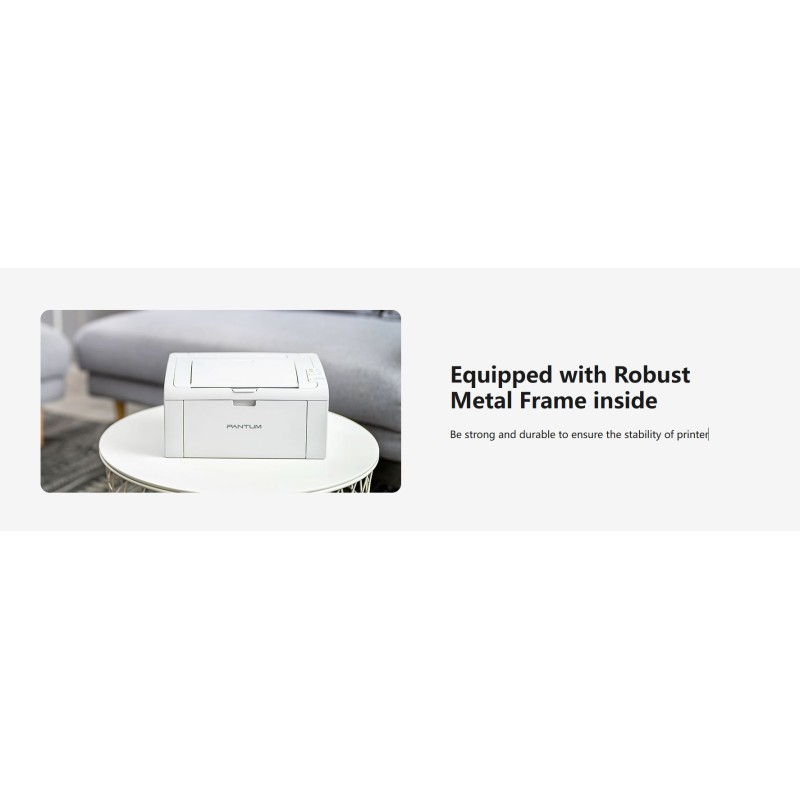 Buy Pantum Laser Printer - P2509W - Laser Printer with Wi-Fi 22ppm in Cyprus, Nicosia, Limassol, Larnaka, Pafos