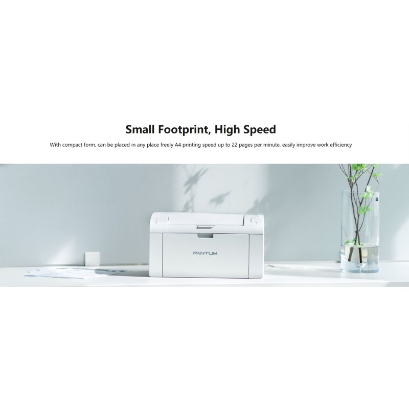 Buy Pantum Laser Printer - P2509W - Laser Printer with Wi-Fi 22ppm in Cyprus, Nicosia, Limassol, Larnaka, Pafos