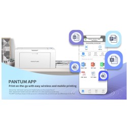 Buy Pantum Laser Printer - P2509W - Laser Printer with Wi-Fi 22ppm in Cyprus, Nicosia, Limassol, Larnaka, Pafos