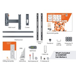 Buy Vogels COMFORT TV Wall Mount - TVM3623 - 60x40 Turn 1 arm in Cyprus, Nicosia, Limassol, Larnaka, Pafos