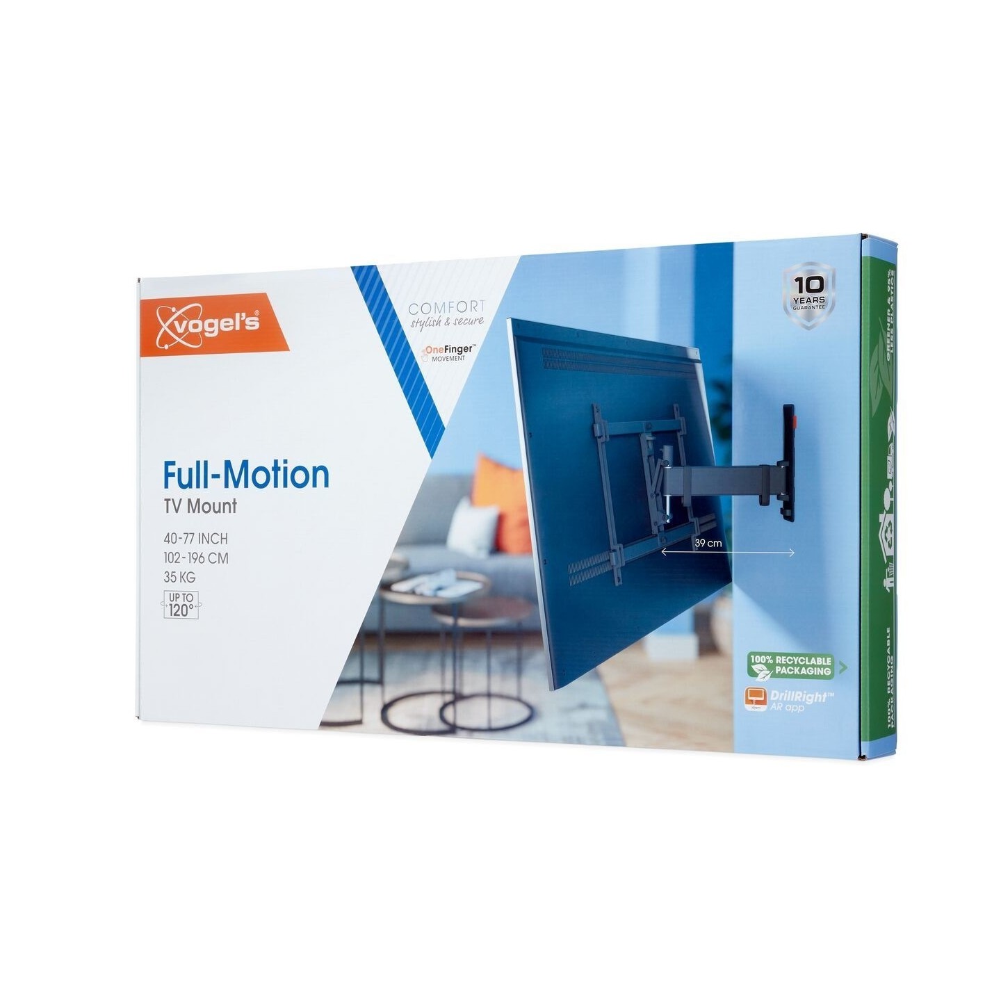 Vogels COMFORT TV Wall Mount - TVM3623 - 60x40 Turn 1 arm — Buy in Cyprus with Fast Delivery