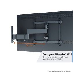 Buy Vogels Turn TV Wall Mount - TVM3443 - 32-65'' Black in Cyprus, Nicosia, Limassol, Larnaka, Pafos