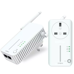 Buy Strong Powerline Kit - POWERLWF600DUOUKV2 - AV600 Passthrough 600Mbps Wi-Fi ... in Cyprus, Nicosia, Limassol, Larnaka, Pafos