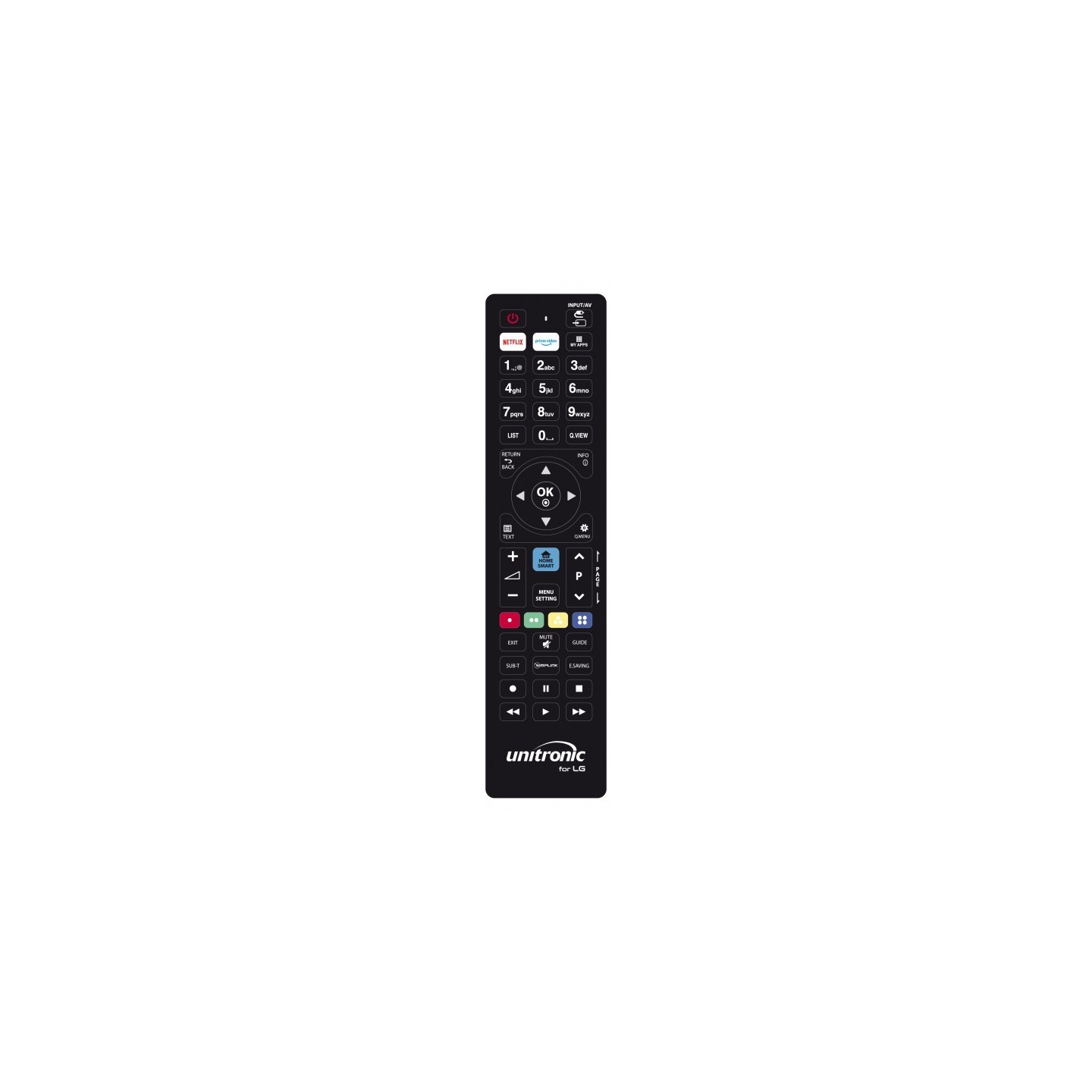 Unitronic TV Replacement Remote Control - LG — Buy in Cyprus with Fast Delivery