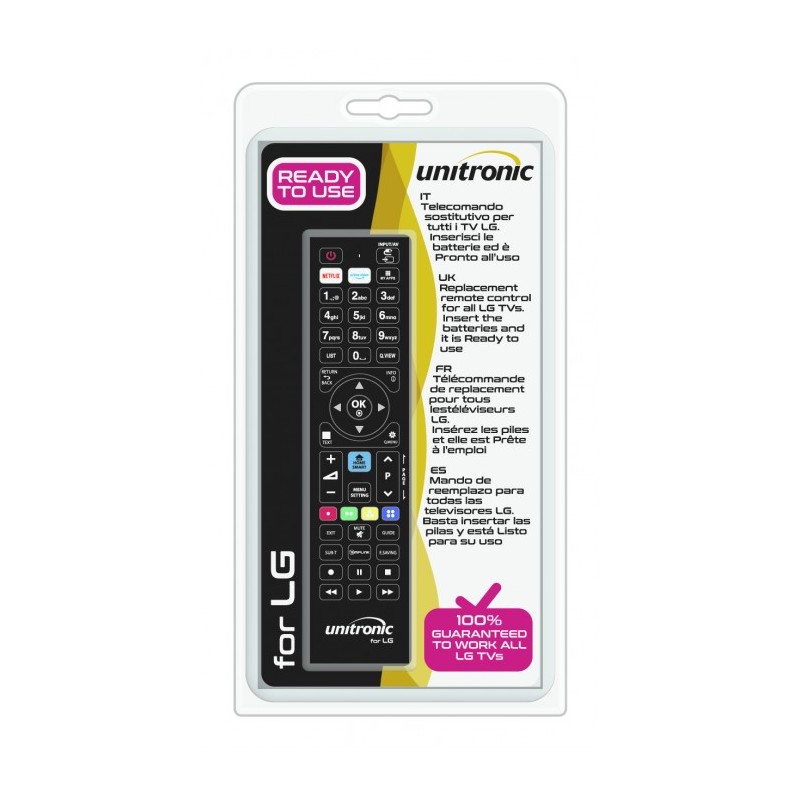 Buy Unitronic TV Replacement Remote Control - LG in Cyprus, Nicosia, Limassol, Larnaka, Pafos