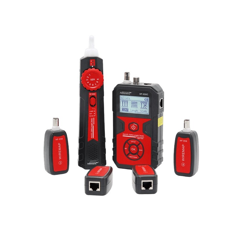 Buy Noyafa Network Cable Tester - NF-858C - With LCD, PoE, Cable Length, Port Fl... in Cyprus, Nicosia, Limassol, Larnaka, Pafos