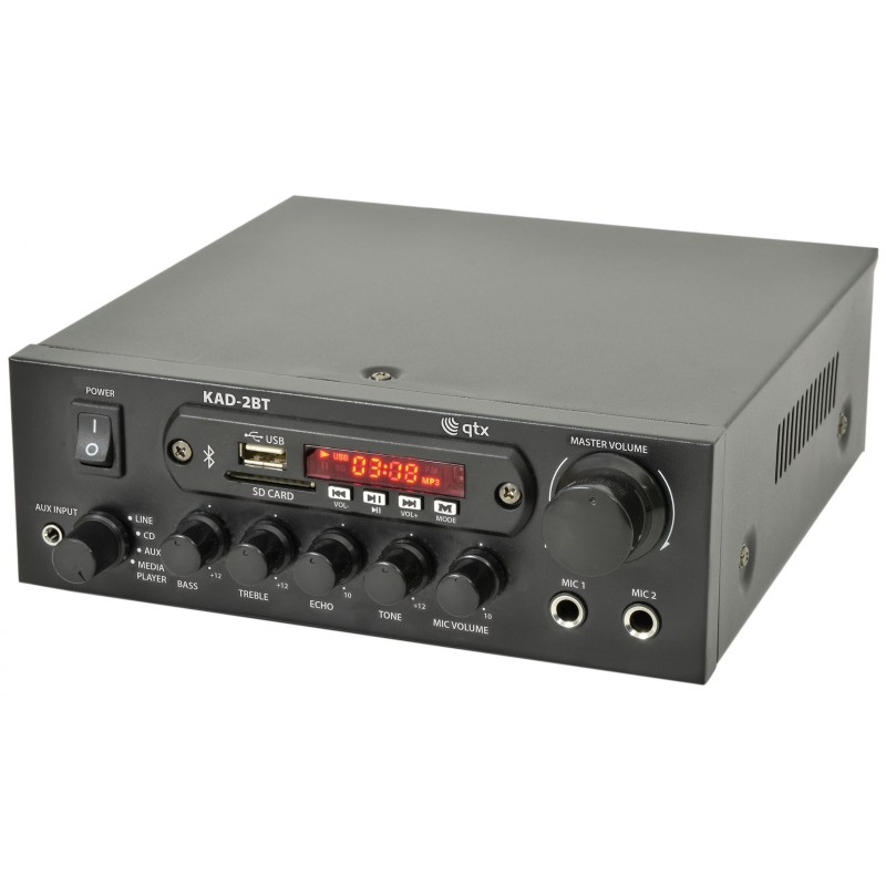 Buy QTX Amplifier USB FM BT 70W 103.122UK - KAD-2BT - Amplifier USB FM BT 70W 10... in Cyprus, Nicosia, Limassol, Larnaka, Pafos