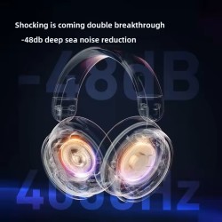 Buy Machenike Gaming Headphone - GX60 - ANC Tri-mode Wired+Bluetooth+2.4G in Cyprus, Nicosia, Limassol, Larnaka, Pafos