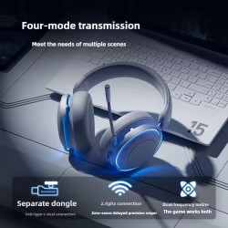 Buy Machenike Gaming Headphone - GX60 - ANC Tri-mode Wired+Bluetooth+2.4G in Cyprus, Nicosia, Limassol, Larnaka, Pafos